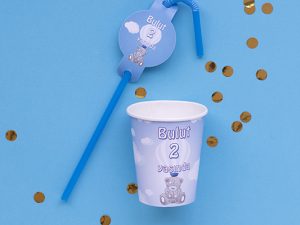 Teddy Bear Uçan Balonlu Bardaklar