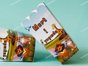 Wild Safari Popcorn Kutular