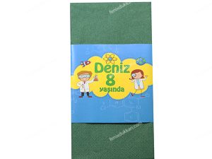 Crazy Profesör Peçete Etiketli