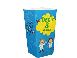 Crazy Profesör Popcorn Kutuları