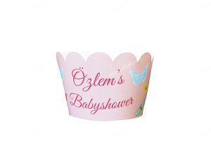 Kelebek BABY SHOWER Cupcake Sargılar