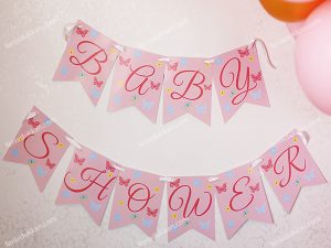 KELEBEK BABY Shower Bayraklar