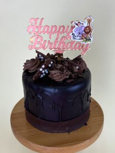 Happy Birthday Yazılı Safari Pasta Topper