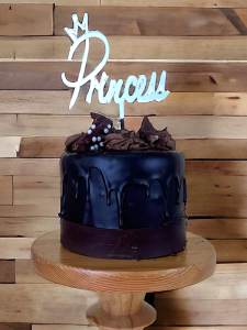 Princess Yazılı Gümüş Pasta Topper