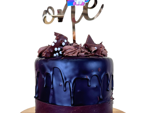 Unicorn One Yazılı Pasta Topper