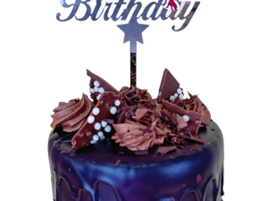 Happy Birthday Yazılı Spiderman Pasta Topper