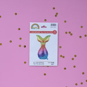 Gradient Deniz Kızı Kuyruğu Folyo Balon