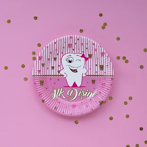 İlk Dişim Tabaklar Pembe