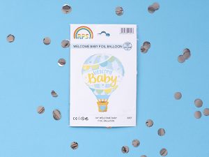 Welcome Baby Folyo Balon Mavi