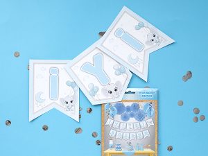 Mavi Fil "İyi ki Doğdun" Bayraklar