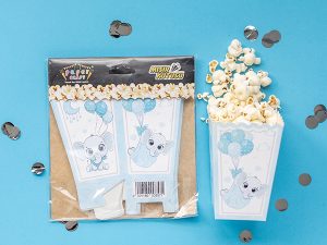 Mavi Fil Popcorn Kutuları