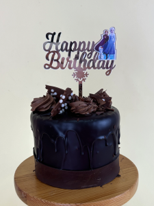 Happy Birthday Yazılı Frozen Pasta Topper