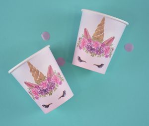 Çiçek Unicorn Bardaklar