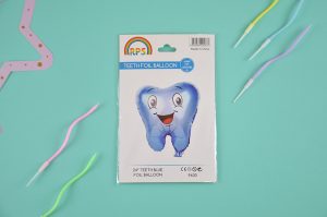 İlk Dişim Mavi Folyo Balon