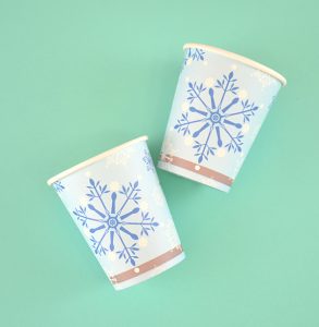 Frozen Kar Bardaklar