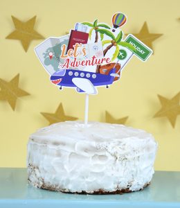 Let's Adventure Pasta Topper