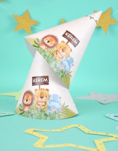 Sweet Safari Parti Şapkaları