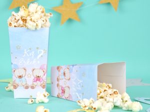 Cinsiyet Partisi Kız? Erkek? Popcorn Kutuları