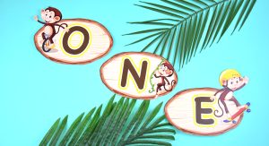 Monkeys Çocuk Sandalye Süsleme