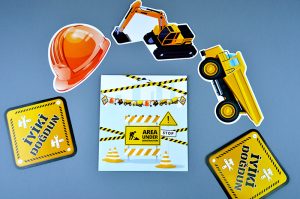 İnşaat Figürlü Parti Bayrakları