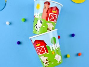 Çiftlik Hayvanları Bardaklar