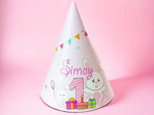 Sevimli Tavşan Parti Şapkaları