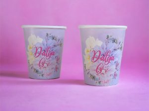 Flowers Parti Bardaklar