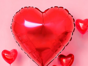 Kırmızı Kalp Folyo Balon