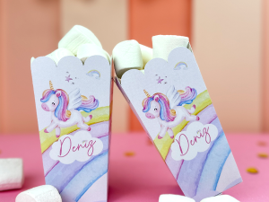 Little Unicorn Popcorn Kutuları