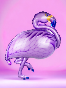 Mor Flamingo Folyo Balon
