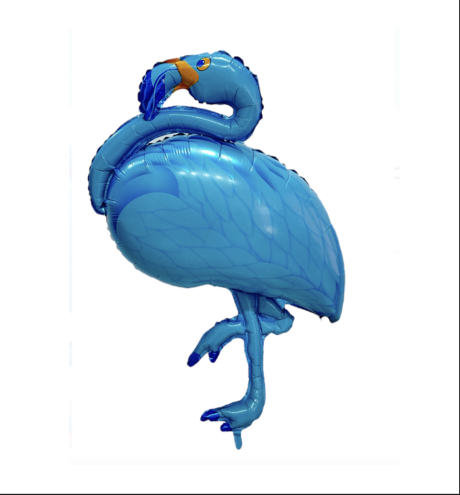 Mavi Flamingo Folyo Balon