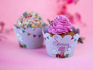 Sevimli Tavşan Cupcake Sargıları