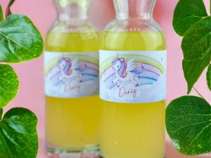 Little Unicorn Su/Limonata Etiketler