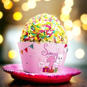 Sevimli Tavşan Cupcake Sargıları