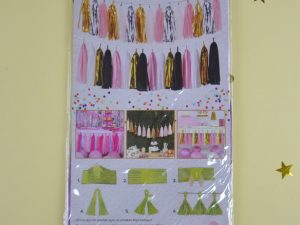 Mavi Püskül Dekor Süs