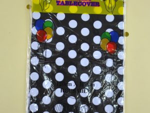 Puantiyeli Plastik Masa Örtüsü