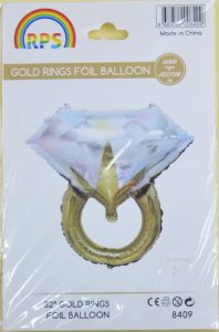 Pırlanta Yüzük Folyo Balon