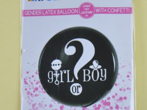 Boy or Girl Cinsiyet Belirleme Balonu (Pembe)