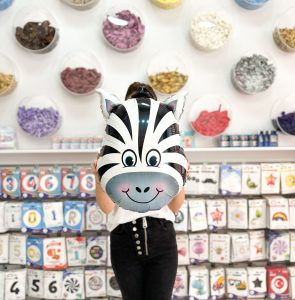Zebra Folyo Balon