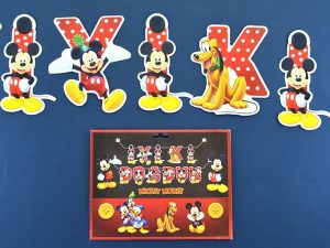 Mickey Mouse İyi ki Doğdun Bayraklar