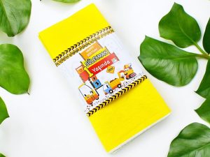 Construction İnşaat Peçete Etiketli