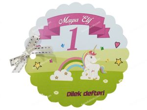 Unicorn Rainbow Dilek Defteri