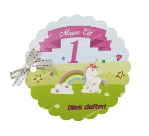 Unicorn Rainbow Dilek Defteri