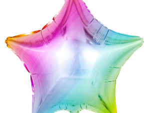 Mini 22" Gradient Yıldız Folyo Balon
