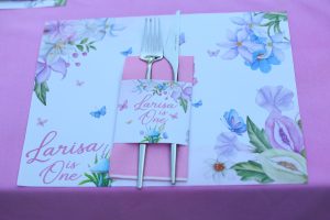 KELEBEKLİ ÇİÇEKLİ PEÇETE