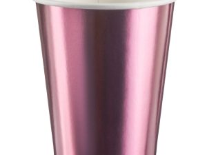 Pembe metalik Parlak Bardak