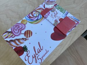 Şeker Konsept Peçete Etiketi