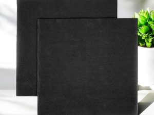 Siyah Renkli Kullan At Peçete