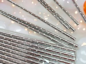 GÜMÜŞ RENGİ KAĞIT PİPET