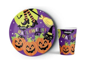 Halloween Tabak Bardak 8’li Set